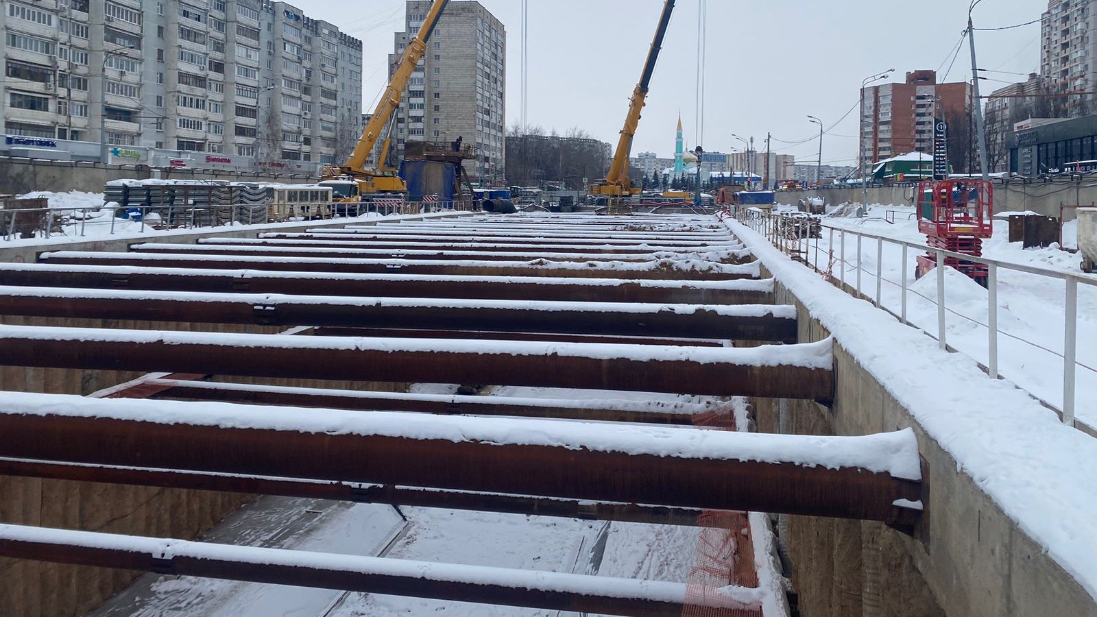 Продолжается строительство четырех новых станций казанского метро