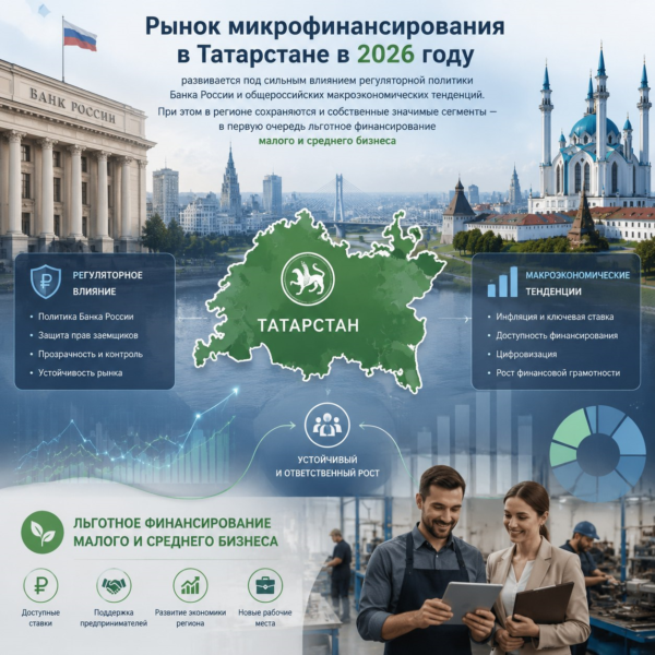 Рынок МФО в Татарстане: основные тренды и изменения.